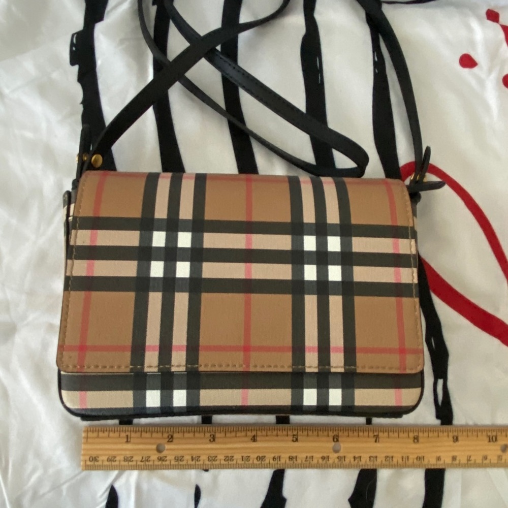 Authentic Burberry wallet on a chain